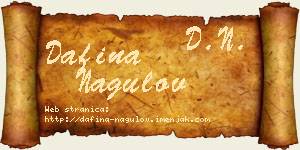 Dafina Nagulov vizit kartica